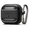 Samsung Galaxy Buds 3 / 3 Pro Rugged Armor austiņu maciņš - melns