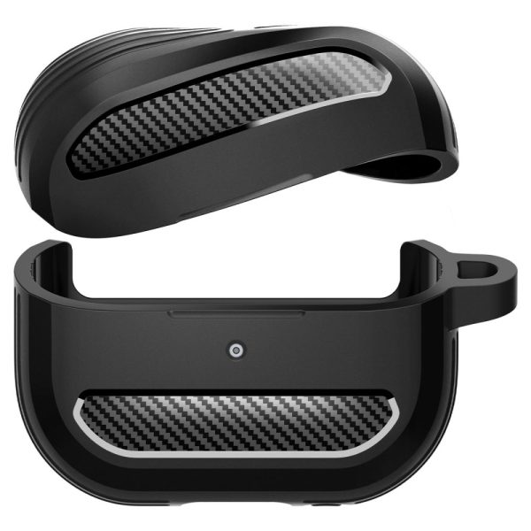Samsung Galaxy Buds 3 / 3 Pro Rugged Armor austiņu maciņš - melns