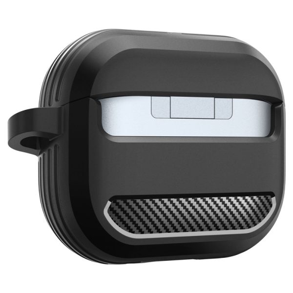 Samsung Galaxy Buds 3 / 3 Pro Rugged Armor austiņu maciņš - melns