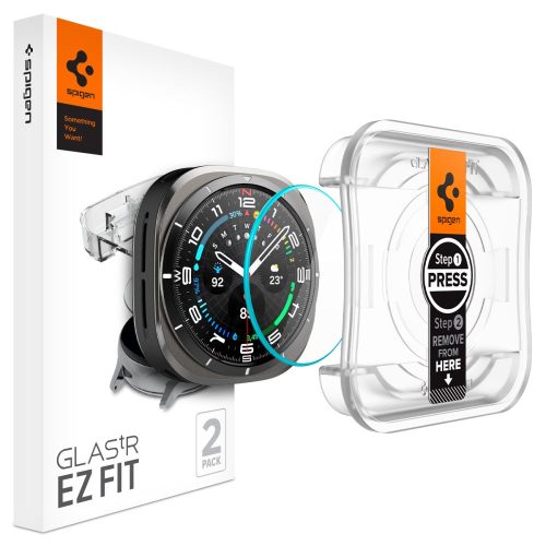 Rūdīts stikls ar montāžas rāmi Samsung Galaxy Watch Ultra 47 mm - 2 gab.