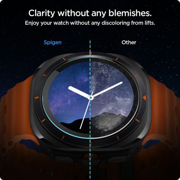 Rūdīts stikls ar montāžas rāmi Samsung Galaxy Watch Ultra 47 mm - 2 gab.