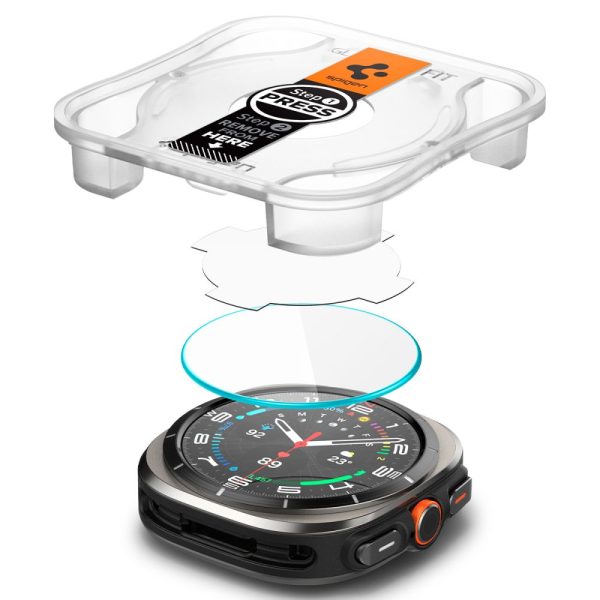 Rūdīts stikls ar montāžas rāmi Samsung Galaxy Watch Ultra 47 mm - 2 gab.