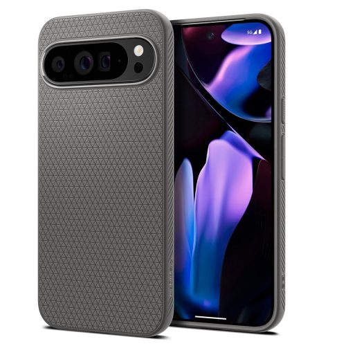 Google Pixel 9 Pro XL Liquid Air aizsargvāciņš — pelēks