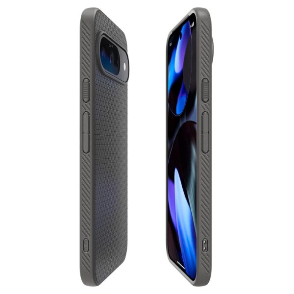 Google Pixel 9 Pro XL Liquid Air aizsargvāciņš — pelēks