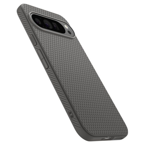 Google Pixel 9 Pro XL Liquid Air aizsargvāciņš — pelēks