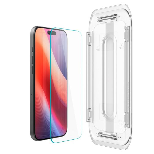 Rūdīta stikla ekrāna aizsargs iPhone 16 Pro Glas.tR EZ Fit
