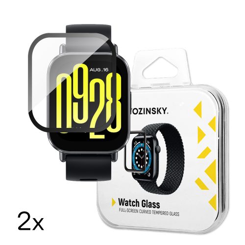 Rūdīts stikls Xiaomi Redmi Watch 4 Full Glue - 2 gab.