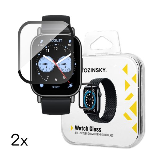 Rūdīts stikls Xiaomi Redmi Watch 5 Lite Full Glue - 2 gab.