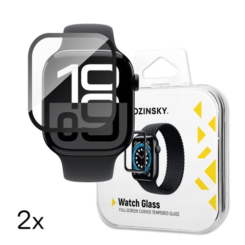 Rūdīts stikls Apple Watch 42mm Full Glue - 2 gab.