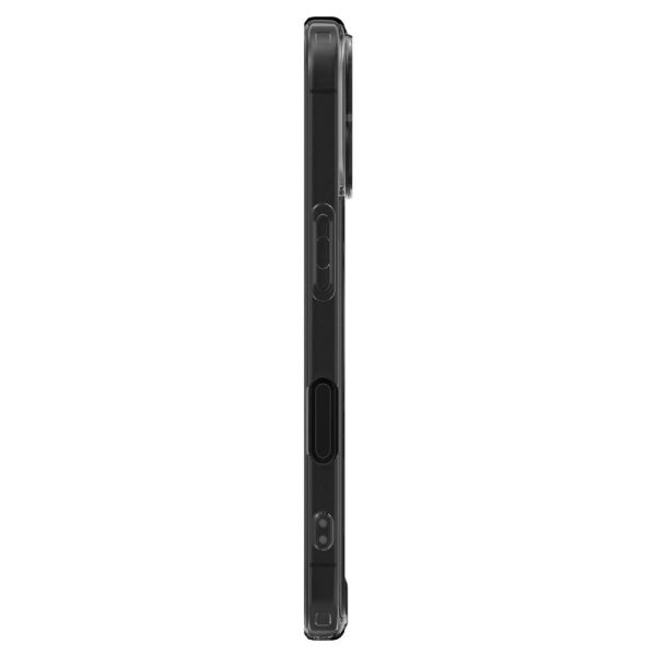 iPhone 16e Ultra Hybrid T MagSafe vāciņš — caurspīdīgs melns