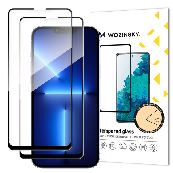 Rūdīts stikls Samsung Galaxy M16 pilnībā līmējamam rūdītam stiklam - 2 gab.