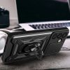 OnePlus 13 5G Hybrid Armor Camshield maciņš ar statīvu un kameras aizsargu - melns