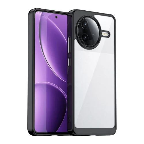 Xiaomi Poco F7 Ultra kosmosa maciņš ar gēla rāmi - melns