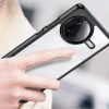 Xiaomi Poco F7 Ultra kosmosa maciņš ar gēla rāmi - melns
