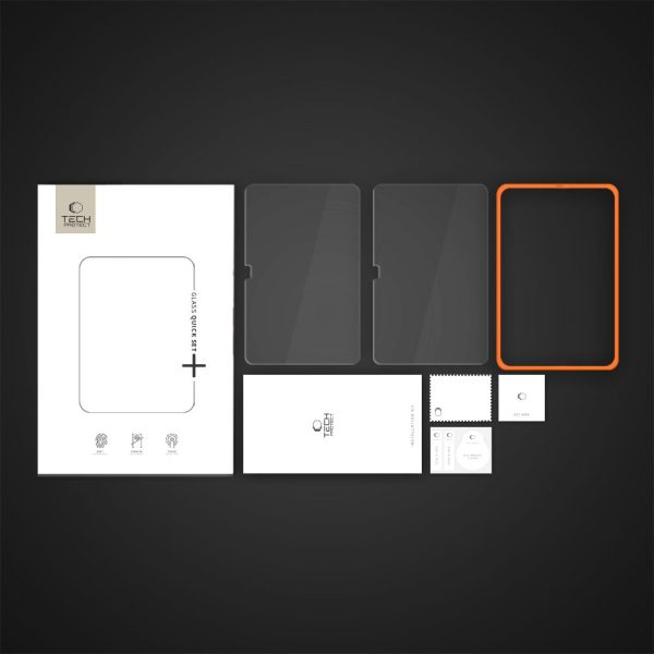 Rūdīts stikls iPad 10.9'' 2022 / iPad 11'' 2025 Easy Set+ - 2 gab.