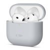 Aizsargājošs silikona maciņš Apple AirPods 4 austiņām - pelēks