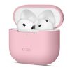 Aizsargājošs silikona maciņš Apple AirPods 4 austiņām - rozā