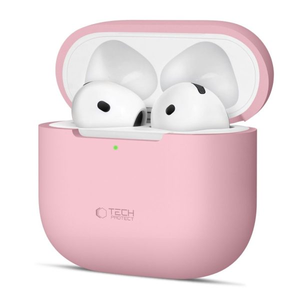 Aizsargājošs silikona maciņš Apple AirPods 4 austiņām - rozā