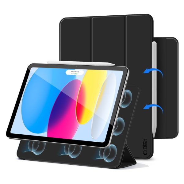 Aizsargvāciņš iPad 10.9'' 2022 / iPad 11'' 2025 Smartcase Magnetic - melns