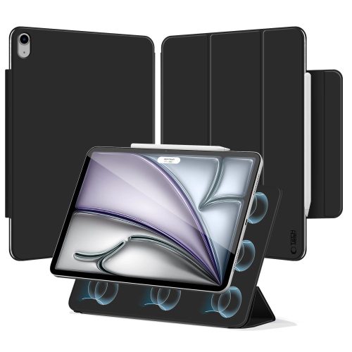Aizsargvāciņš iPad Air 13'' 2024 / 2025 Smartcase Magnetic - melns