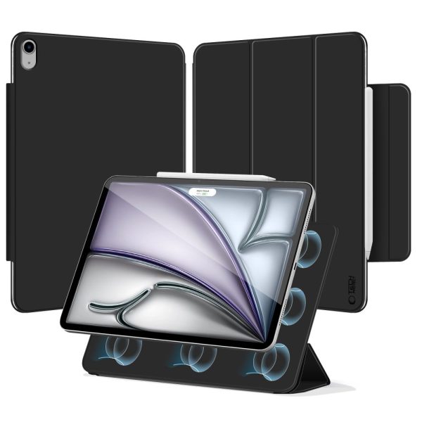 Aizsargvāciņš iPad Air 13'' 2024 / 2025 Smartcase Magnetic - melns