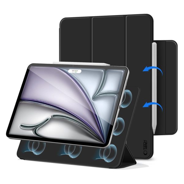 Aizsargvāciņš iPad Air 13'' 2024 / 2025 Smartcase Magnetic - melns