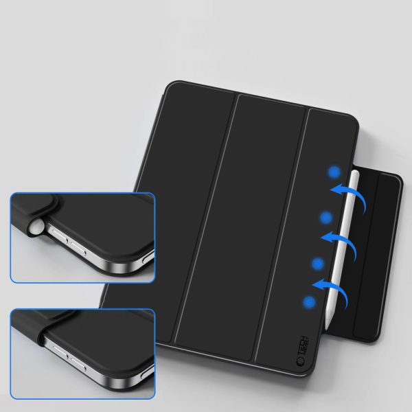 Aizsargvāciņš iPad Air 13'' 2024 / 2025 Smartcase Magnetic - melns