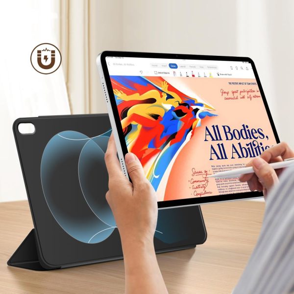 Aizsargvāciņš iPad Air 13'' 2024 / 2025 Smartcase Magnetic - melns