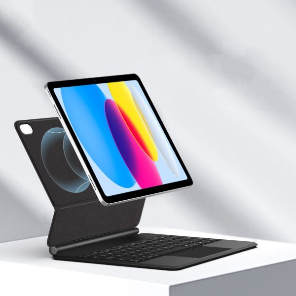 iPad 10.9'' 2022 / iPad 11'' 2025 Smartcase magnētiskais tastatūras maciņš - melns