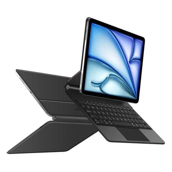 iPad Air 10.9'' 2020 / 2022 / iPad Air 11'' 2024 / 2025 Smartcase magnētiskais tastatūras maciņš - melns