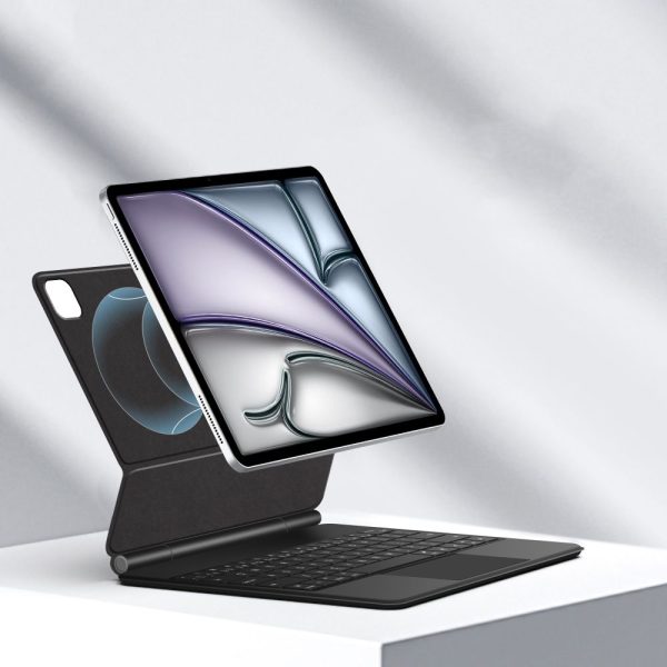 Vāciņš ar tastatūru iPad Pro 12.9'' 2020 / 2021 / 2022 / iPad Air 13'' 2024 / 2025 Smartcase Magnetic - melns
