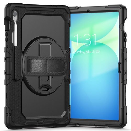Samsung Galaxy Tab S10 FE+ Solid maciņš - melns