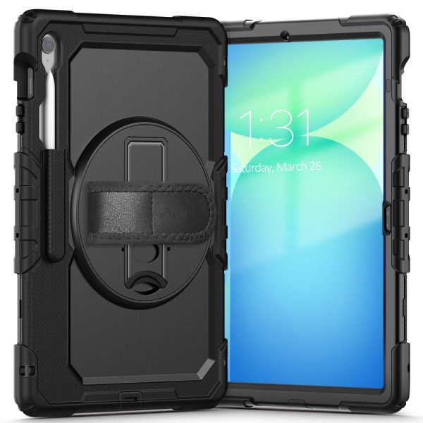 Samsung Galaxy Tab S10 FE+ Solid maciņš - melns