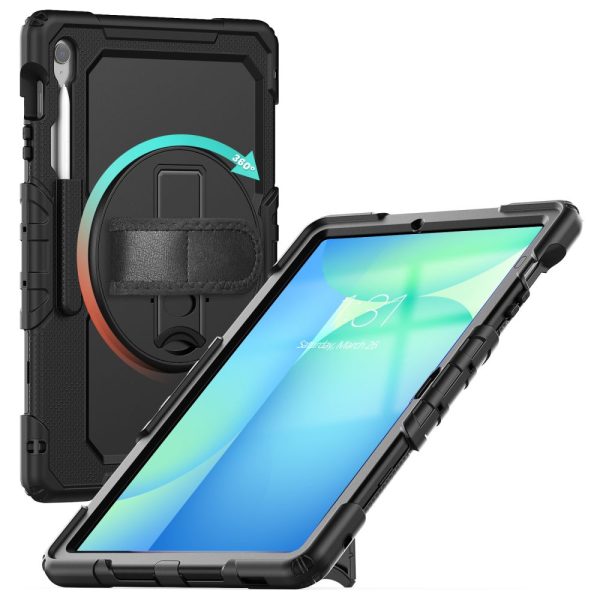 Samsung Galaxy Tab S10 FE+ Solid maciņš - melns