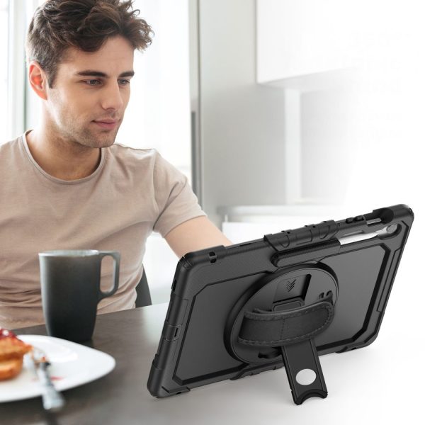 Samsung Galaxy Tab S10 FE+ Solid maciņš - melns