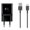 Samsung USB-A 15W sienas lādētājs ar USB-A - USB-C kabeli - melns