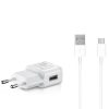 Samsung USB-A 15W sienas lādētājs ar USB-A - USB-C kabeli - balts