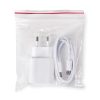 Samsung USB-A 15W sienas lādētājs ar USB-A - USB-C kabeli - balts