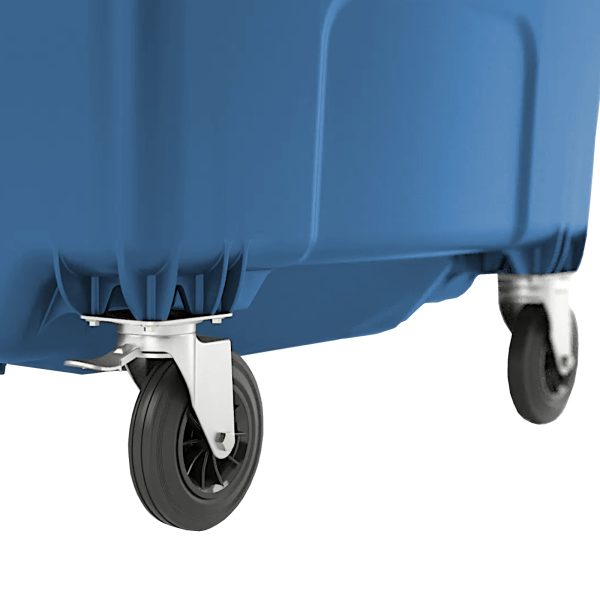 Konteiners sadzīves atkritumiem PZH EN 840-2 DIN 1100L - zils