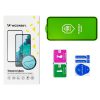 Rūdīta stikla plēve ar rāmi Huawei Y5p Full Cover Flexi Nano - melna