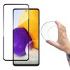 Rūdīta stikla plēve ar rāmi Samsung Galaxy A72 4G Full Cover Flexi Nano - melna