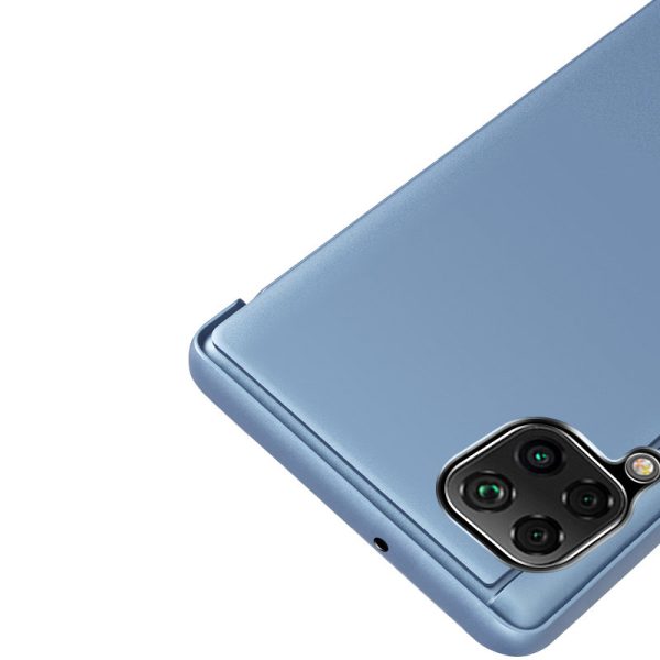 Samsung Galaxy A22 4G caurspīdīgs maciņš ar caurspīdīgu skārienjūtīgu ekrānu - melns