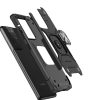 Bruņots hibrīda maciņš ar magnētisku turētāju Samsung Galaxy S22 Ultra Ring Armor - zils