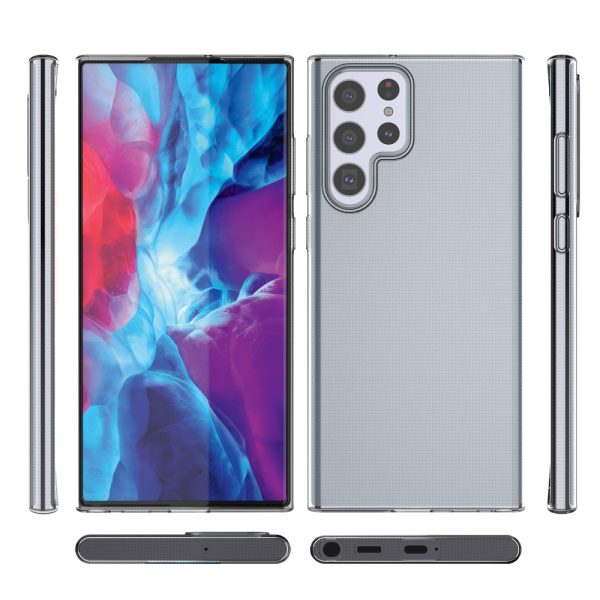 Īpaši caurspīdīgs gēla maciņš Samsung Galaxy S22, īpaši caurspīdīgs