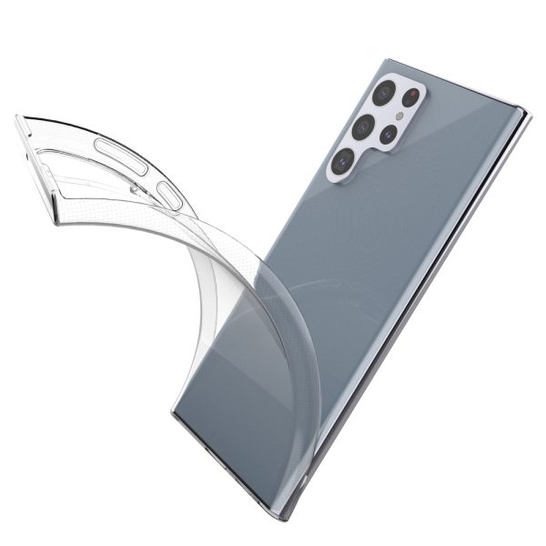 Īpaši caurspīdīgs gēla maciņš Samsung Galaxy S22, īpaši caurspīdīgs