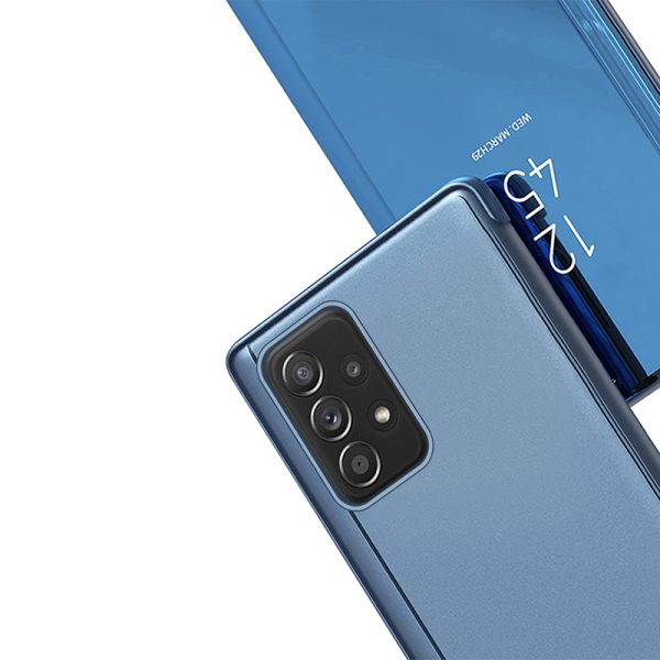 Samsung Galaxy A73 Clear View maciņš - melns