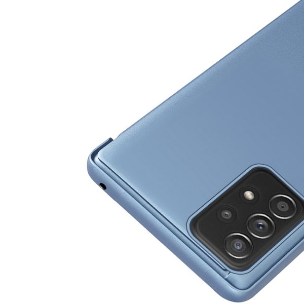 Samsung Galaxy A73 Clear View maciņš - melns