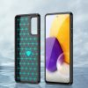 Elastīgs vāciņš Samsung Galaxy A73 Carbon korpusam - melns