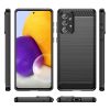 Elastīgs vāciņš Samsung Galaxy A73 Carbon korpusam - melns