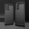 Elastīgs vāciņš Samsung Galaxy A73 Carbon korpusam - melns